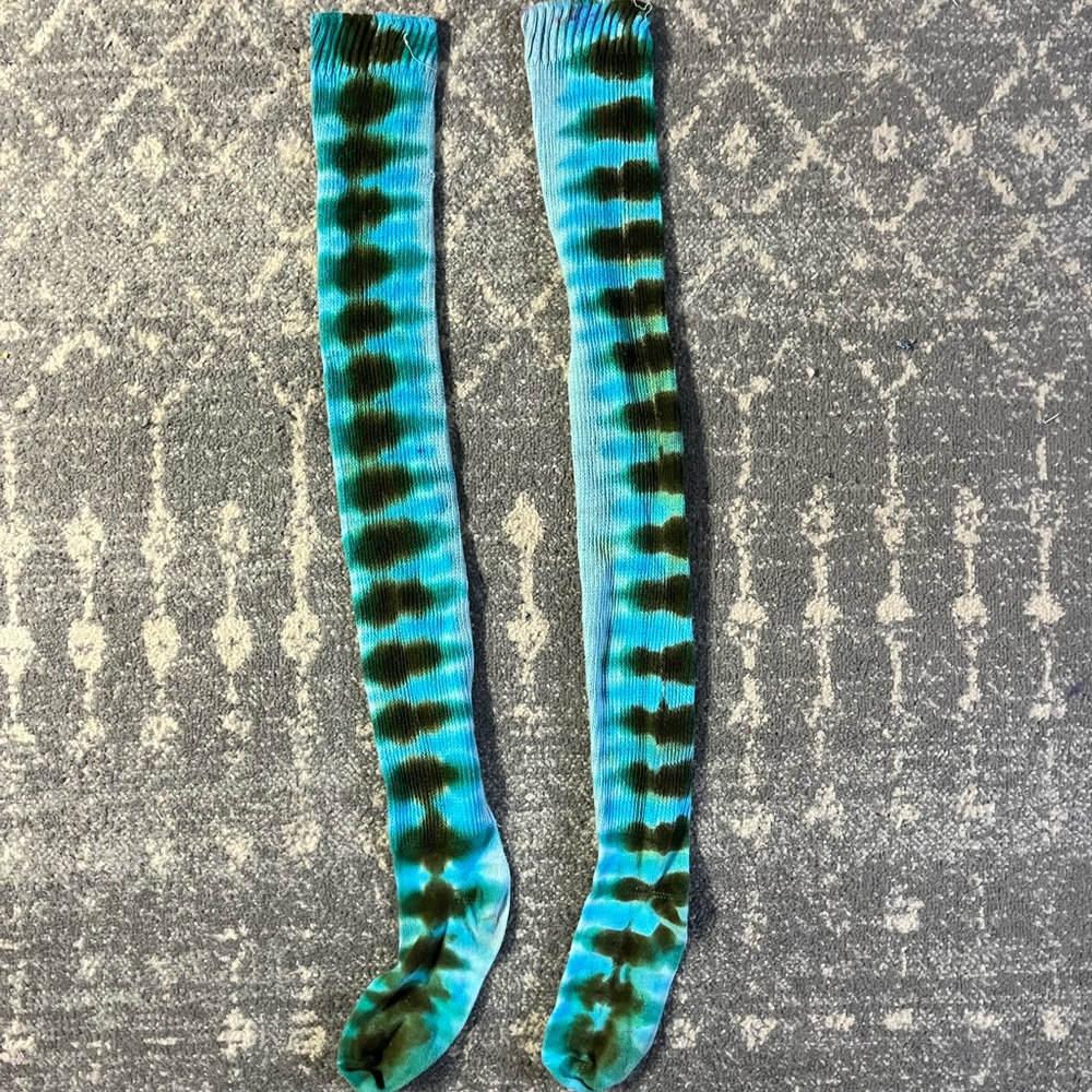 Tie-Dye Knee-High Socks